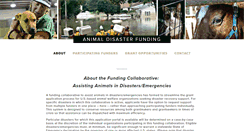 Desktop Screenshot of animaldisasterfunding.org
